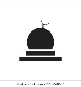 mosque vector line new icon