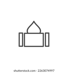 Mosque Vector logo Icon Illustration. 