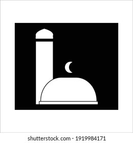 the mosque vector logo illustration
