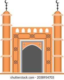Mosque Vector. Mosque Logo Vector. Islamic Mosque Logo Vector template