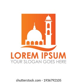 mosque vector , muslim logo vector