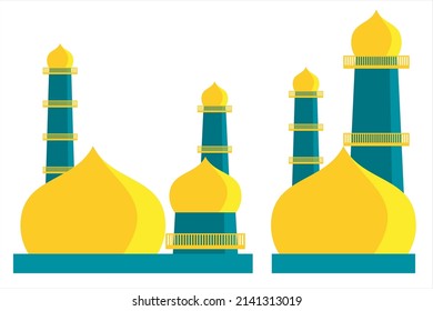 Mosque. Mosque vector. Ramadan Mubarak. Happy Islamic holidays. Islamic holiday background vector illustration 