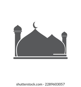 mosque vector.The simple and elegant mosque dome is suitable for anything