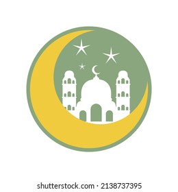 vector de mezquita para usted diseño medios sociales etc