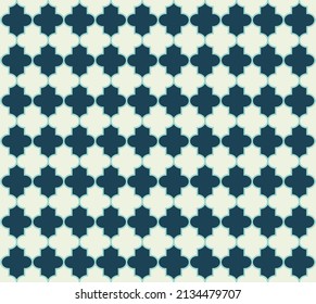 Moschee Window Design. Ramadan Kareem Noble Motif. Elegantes marokkanisches, nahtloses Muster. 1001 Nacht Arabesque. Arabisch Mubarak Mosaik. Traditioneller muslimischer Laternenhintergrund. Marokkanisches Muster ohne Nahtlose.