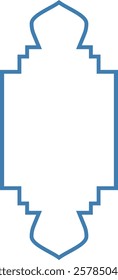 Mosque Window and Dome Line Art Designs