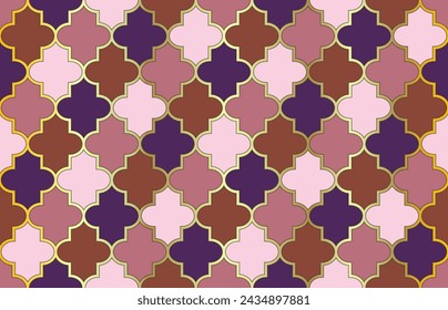 Mosque Window Motif. 1001 Night Arabesque. Traditional Islamic Lantern Background. Moroccan Seamless Pattern. Iranian Mubarak Mosaic. Ramadan Kareem Tender Pattern. Elegant Moroccan Seamless Pattern.