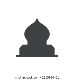 Mosque Window Vector Icon Logo