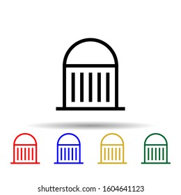 Mosque,Building multi color style icon. Simple thin line, outline vector of building icons for ui and ux, website or mobile application