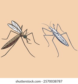 Mosquito bundle design art and illustrator eps