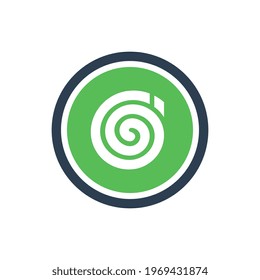 Mosquito Coil Logo Design, Insect Repellent Icon Vector Illustration