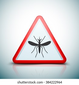 Mosquito Danger sign