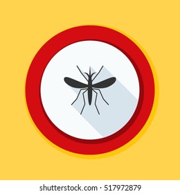 Mosquito Danger sign