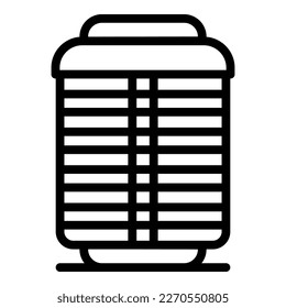 Mosquito device icon outline vector. Bug prevention. Anti repellent
