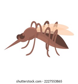 Mosquito disease icon cartoon vector. Insect protection. Anti bug