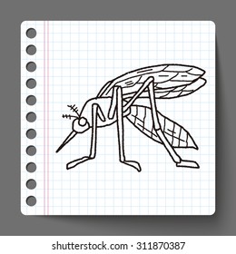 mosquito doodle