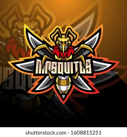 Mosquito Esport Mascot Logo Design