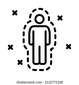 Mosquito flat line icon. Insect control vector symbol, mosquito repellent, protection. Outline sign for mobile concept and web design, store.