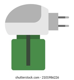 mosquito fumigator flat clipart vector illustration