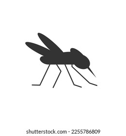 Icono de mosquito. Ilustración del vector animal de cometas.