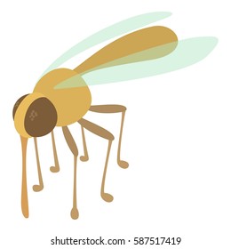 Mosquito icon. Cartoon illustration of mosquito vector icon for web