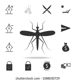 Mosquito icon. Detailed set of web icons and signs. Premium graphic design. One of the collection icons for websites, web design, mobile app on white background