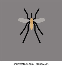 mosquito ICON flat design