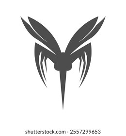 Mosquito icon logo design template