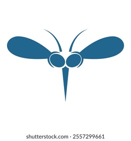 Mosquito icon logo design template