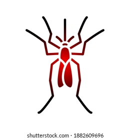 mosquito icon. midge sign. vector illustration