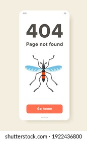 Mosquito icon. Multicolored vector illustration of mosquito, common flying insect