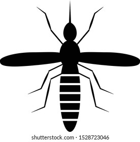 mosquito icon on white background. flat style. mosquito logo. 