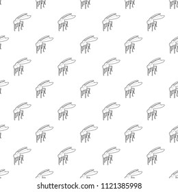 Mosquito icon. Outline illustration of mosquito vector icon for web