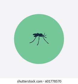 Mosquito icon silhouette vector illustration

