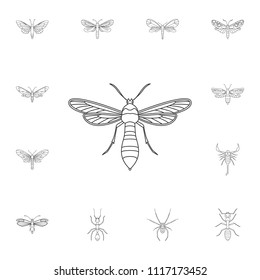 Mosquito icon. Simple element illustration. Mosquito symbol design from Insect collection set. Can be used for web and mobile on white background