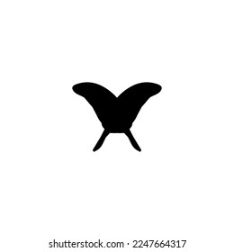 Mosquito icon. Simple style spraying company poster background symbol. Mosquito logo design element. Mosquito t-shirt printing. Vector for sticker.