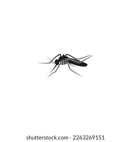 vector de símbolo de icono de mosquito