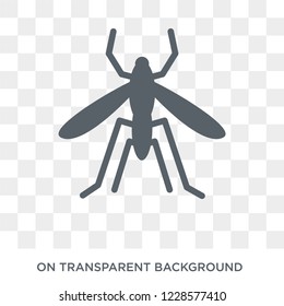 Mosquito icon. Trendy flat vector Mosquito icon on transparent background from animals collection. 