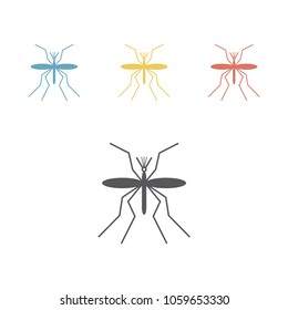 Mosquito icon vector. Vector graphic