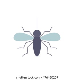 mosquito icon. vector illustration