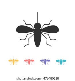 mosquito icon. vector illustration