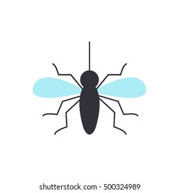 mosquito icon. vector illustration