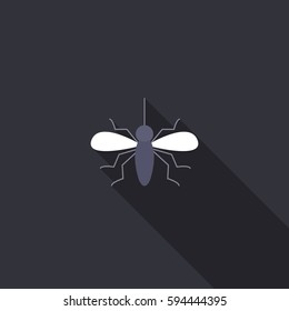 mosquito icon. vector illustration