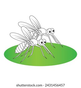 Mosquito icon vector illustration simple design