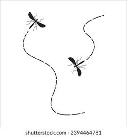 MOSQUITO ICON VEKTORGRAFIK-SYMBOL-DESIGN