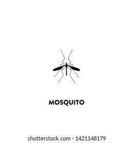 mosquito icon vector. mosquito sign on white background. mosquito icon for web and app