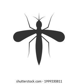 Mosquito icon.Vector illustration isolated on white background.Eps 10.