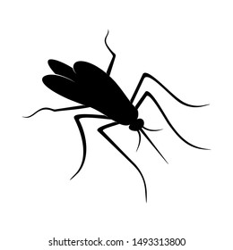 Mosquito Logo Design Vector Illustration. Mosquito Design Template