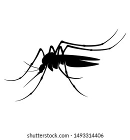 Mosquito Logo Design Vector Illustration. Mosquito Design Template