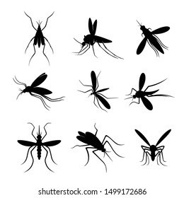 Mosquito Logo Design Vector Illustration. Mosquito Design Template